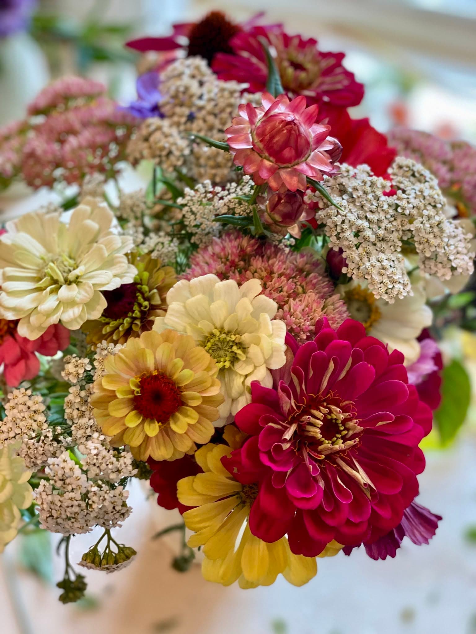 Wild whimsical bouquet by Front Porch Flowers