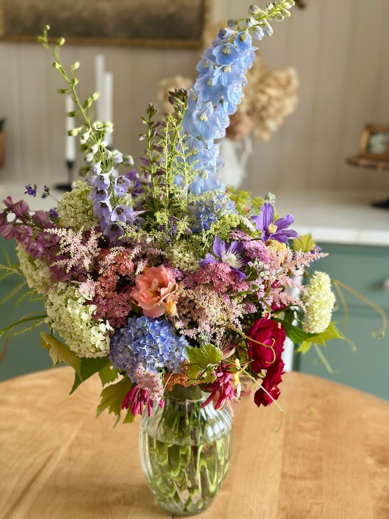 In a vase