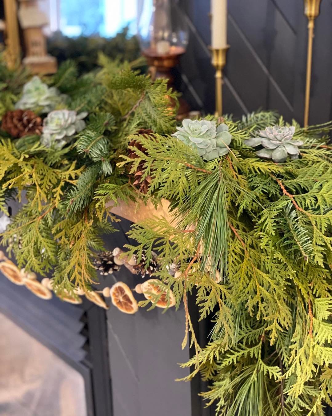 Wreath making workshop at Front Porch Flowers